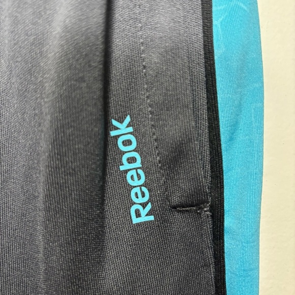 REEBOK Charcoal Pull on Style Polyester Track Pants - SIZE L 14/16 - Picture 2 of 7